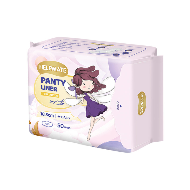 185mm Ultra-Compact Cotton Sanitary Pad for Light Protection(50pcs)