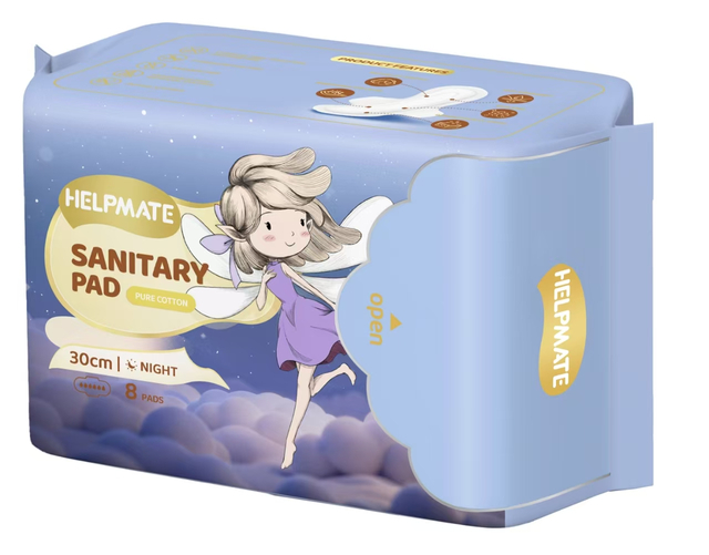 300mm Overnight Skin-Friendly Sanitary Pad (8pcs)