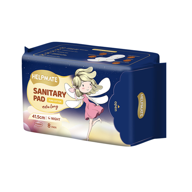415mm Ultra-Long Protective Sanitary Pad with Extra-Deep Guard(8pcs)